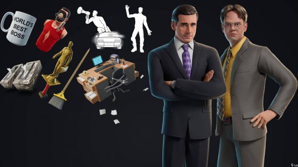 《堡垒之夜》与《办公室》联动现已成真，今日正式上线。