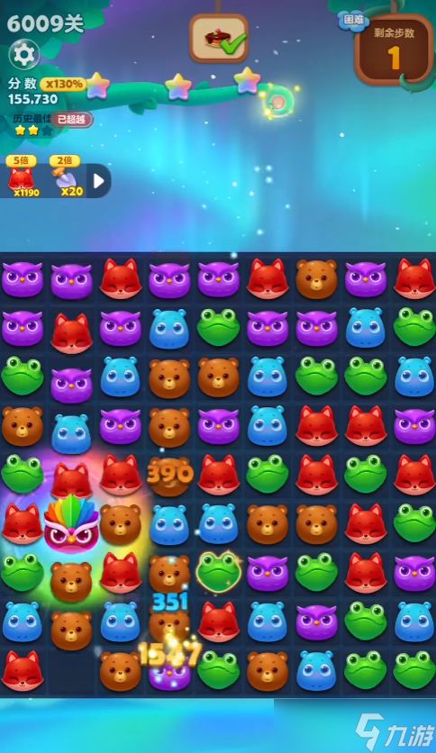 开心消消乐第6009关怎么过