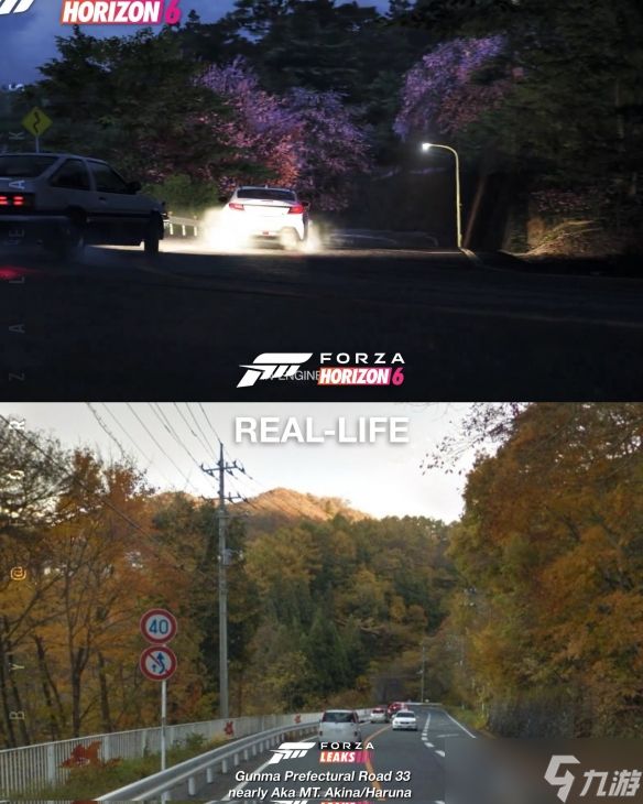 真分不清了!《极限竞速:地平线6》与现实场景对比