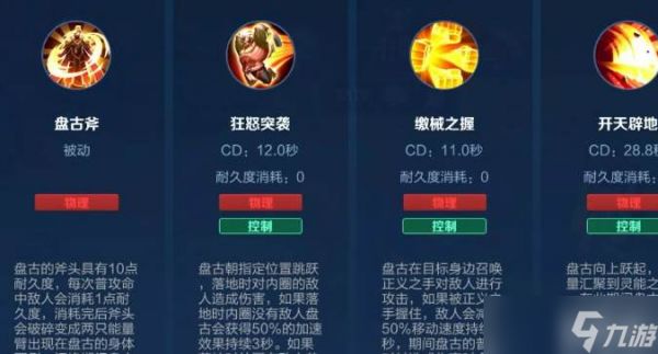 王者荣耀盘古最新出装