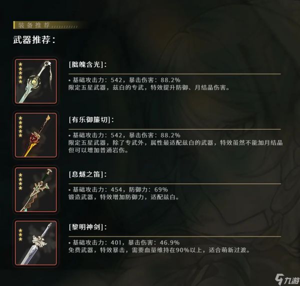 《原神》月结晶大C 兹白玩法全解析