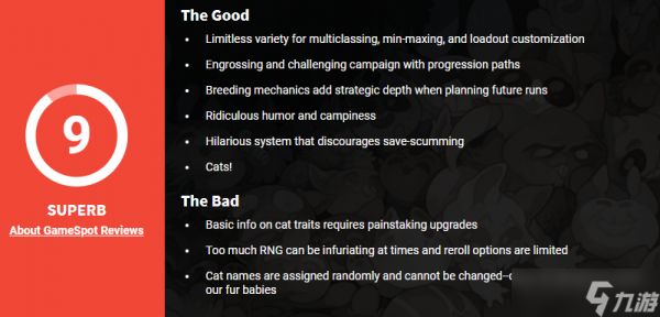 喵喵的结合获MC90分高评：Roguelite养猫RPG引爆重玩欲
