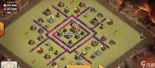 部落冲突怎样打7本