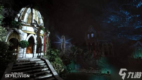 画面太惊艳！《上古卷轴4：湮没》粉丝重制版曝温德尔贝克遗迹场景新截图