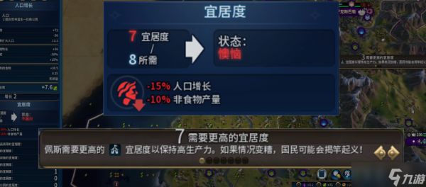 文明6宜居度过低怎么办