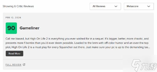 《高能人生2》M站PC开分75：嘴臭风格依旧 评价两极分化