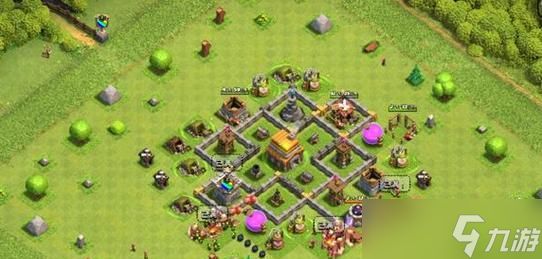 《部落冲突夜世界五本阵型前期布阵方法详解》(部落冲突夜世界五本阵型攻略)