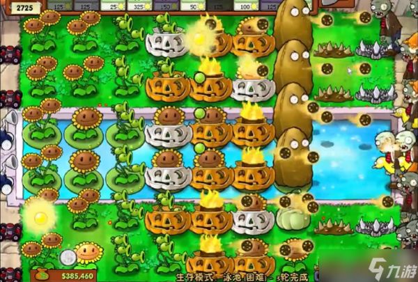 植物大战僵尸游泳怎么打