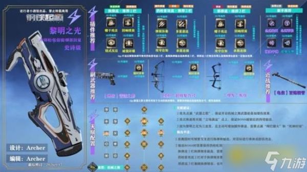 《逆战未来》黎明之光搭配全思路-详细讲解黎明之光装备与天赋选择