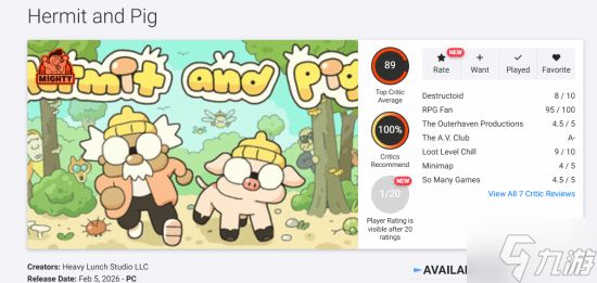 外媒推荐一款冷门Steam RPG：评分直逼90分 国区售价58元