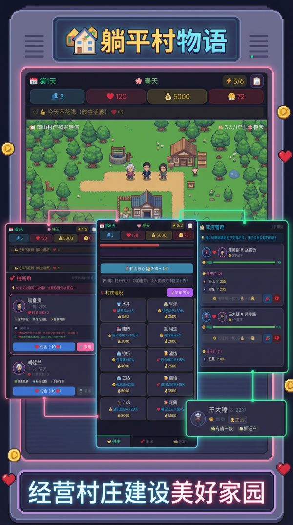 躺平村物语好玩吗 躺平村物语玩法简介