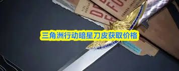 三角洲行动暗星刀皮价格是多少