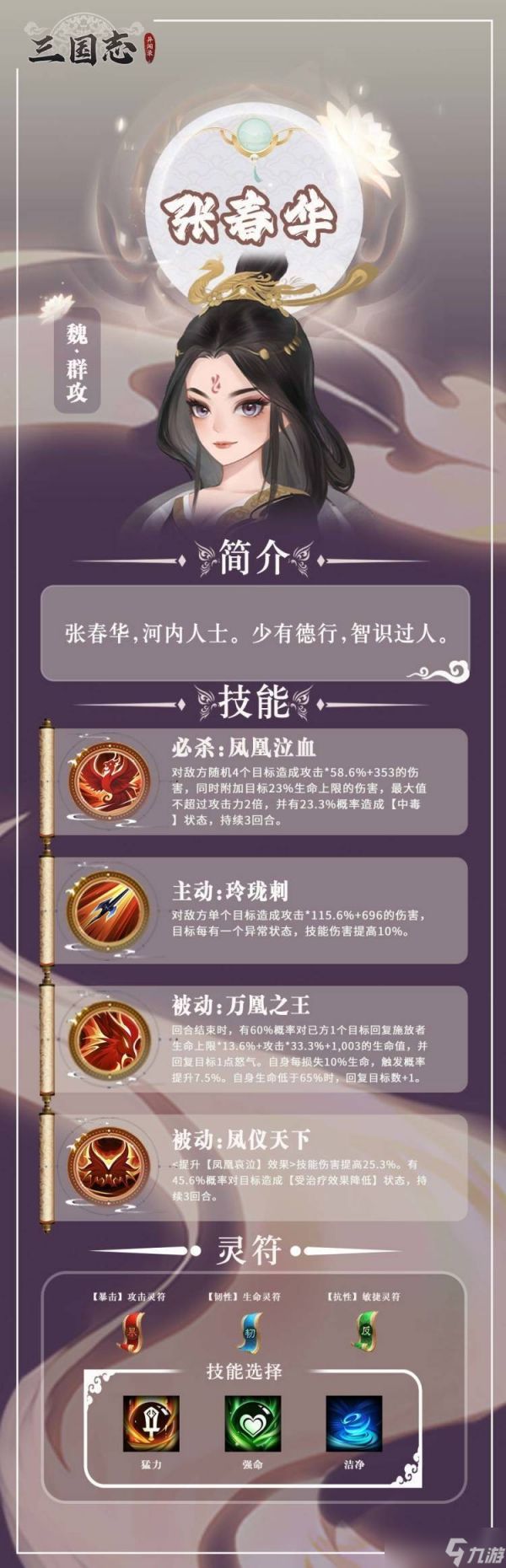 三国志异闻录张春华培养攻略
