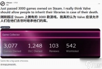 Steam玩家坐拥3000款游戏 要是我死了游戏怎么办
