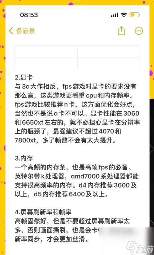 玩英雄联盟高帧率需要什么配置？推荐配置是什么？