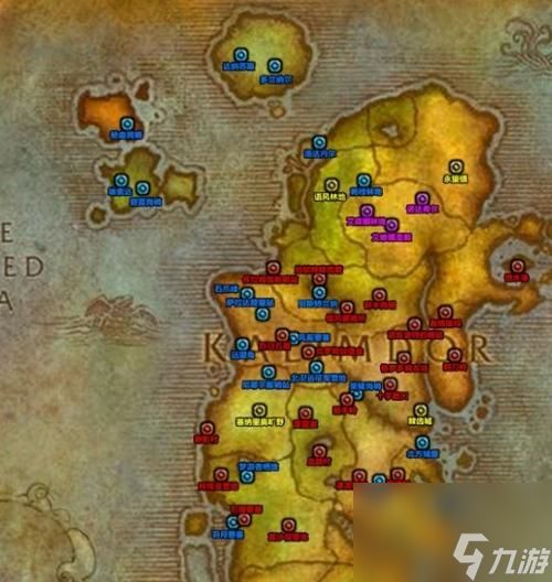 魔兽世界40级坐车地点在哪里?