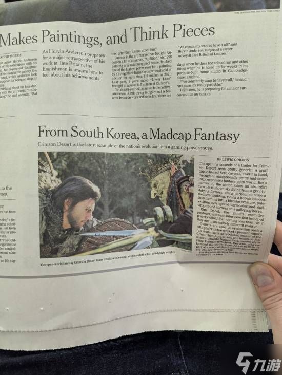 《红色沙漠》荣登《纽约时报》！全彩报道牌面拉满