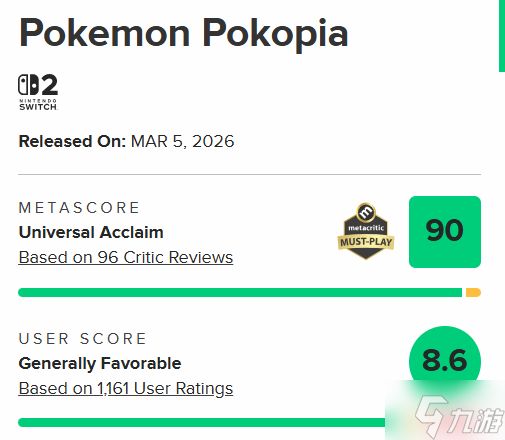 任天堂笑了!NS2开局爆炸:一年斩获两款M站90分独占
