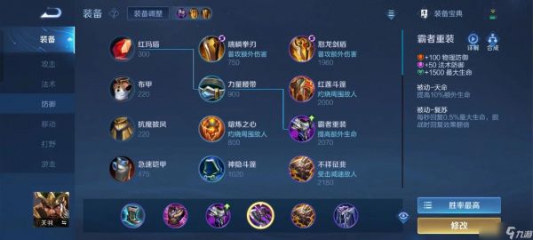 王者荣耀关羽最强势怎么出装