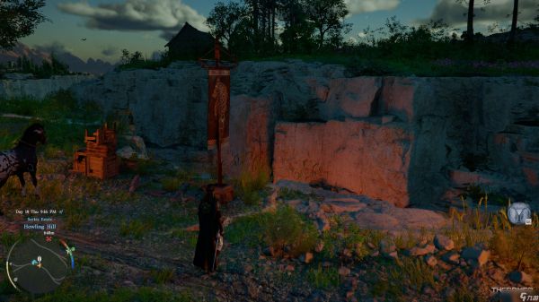 如何在《红色沙漠》的营地中推动货车并固定木桩