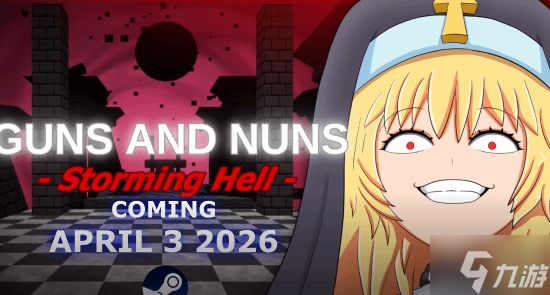金发妹妹爆爽射击!《Guns and Nuns: Storming Hell》Steam特别好评