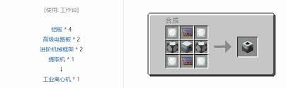 我的世界科技复兴工具合成表有哪些