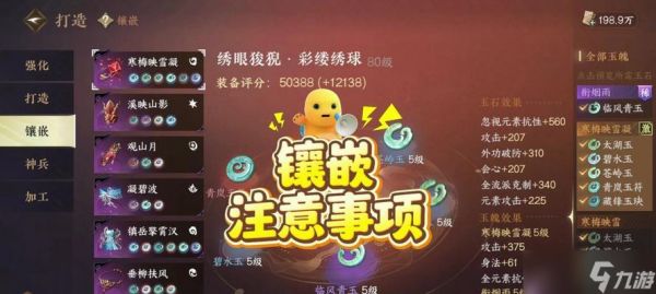 逆水寒装备镶嵌指南(详解逆水寒装备镶嵌方法及材料)