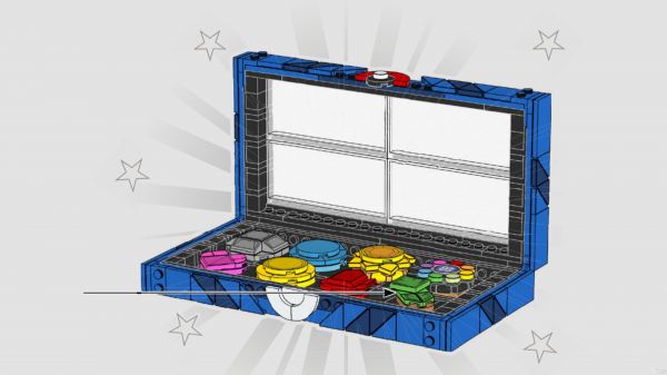 乐高分享《Pokemon》关东徽章收藏搭建指南