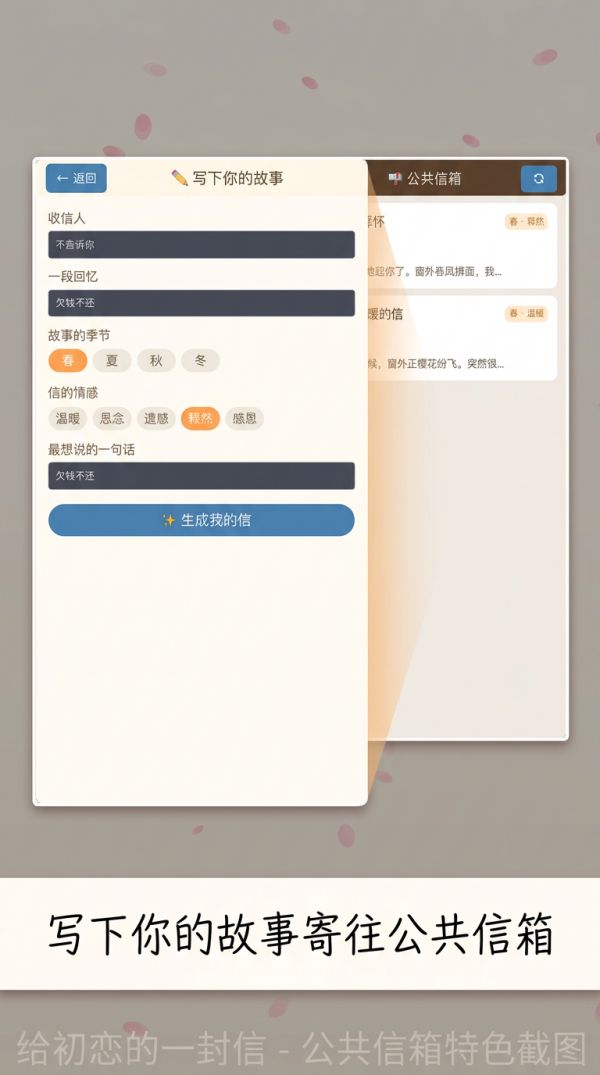 给初恋的一封信好玩吗 给初恋的一封信玩法简介