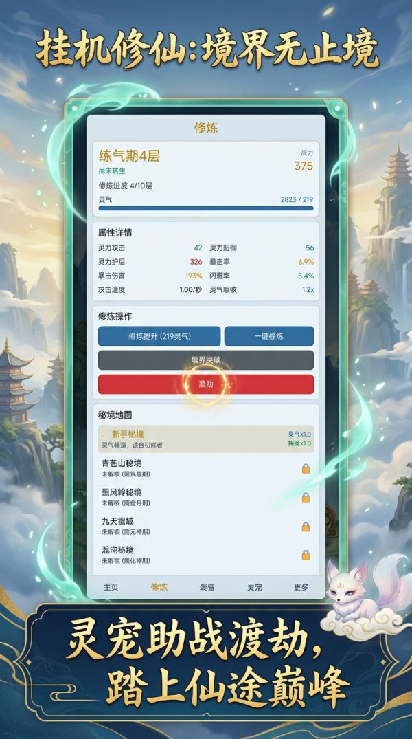 挂机修仙:境界无止境什么时候出 公测上线时间预告