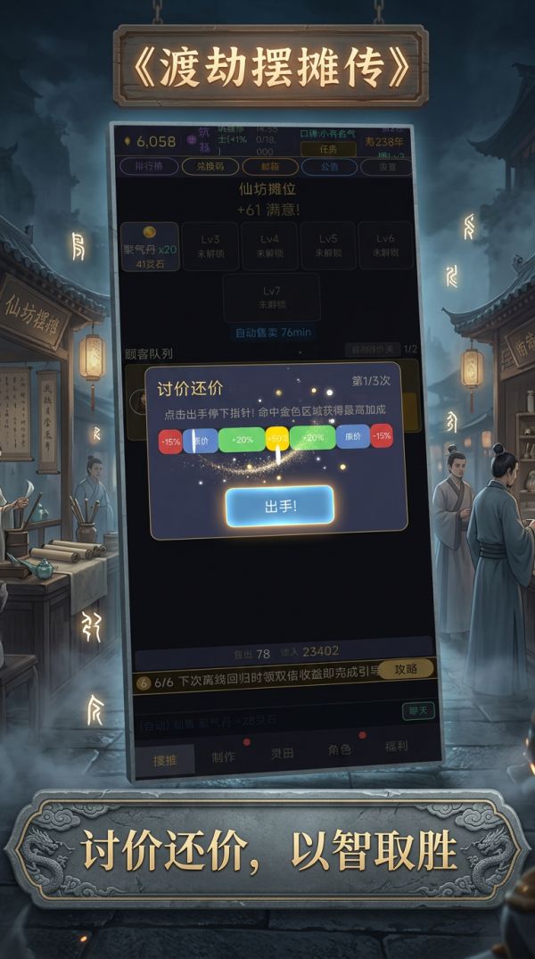 渡劫摆摊传好玩吗 渡劫摆摊传玩法简介