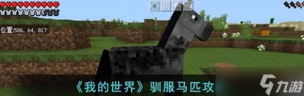 我的世界中马的驯化方法是什么?