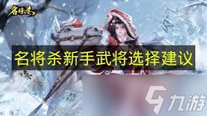 名将杀新手选武将的方法