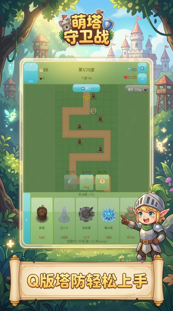 萌塔守卫战好玩吗 萌塔守卫战玩法简介
