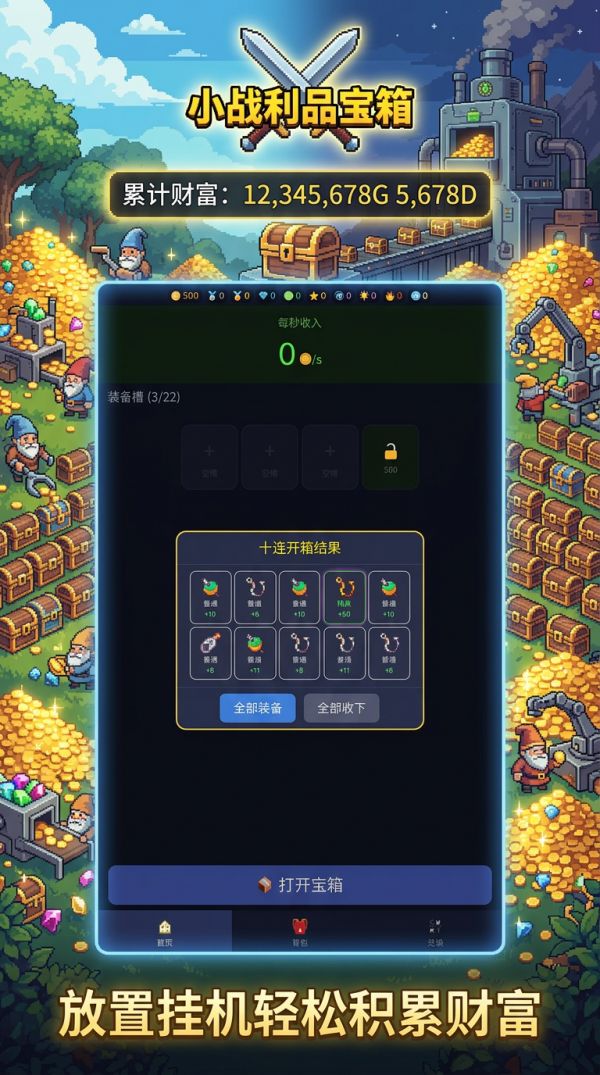 小小战利品宝箱好玩吗 小小战利品宝箱玩法简介