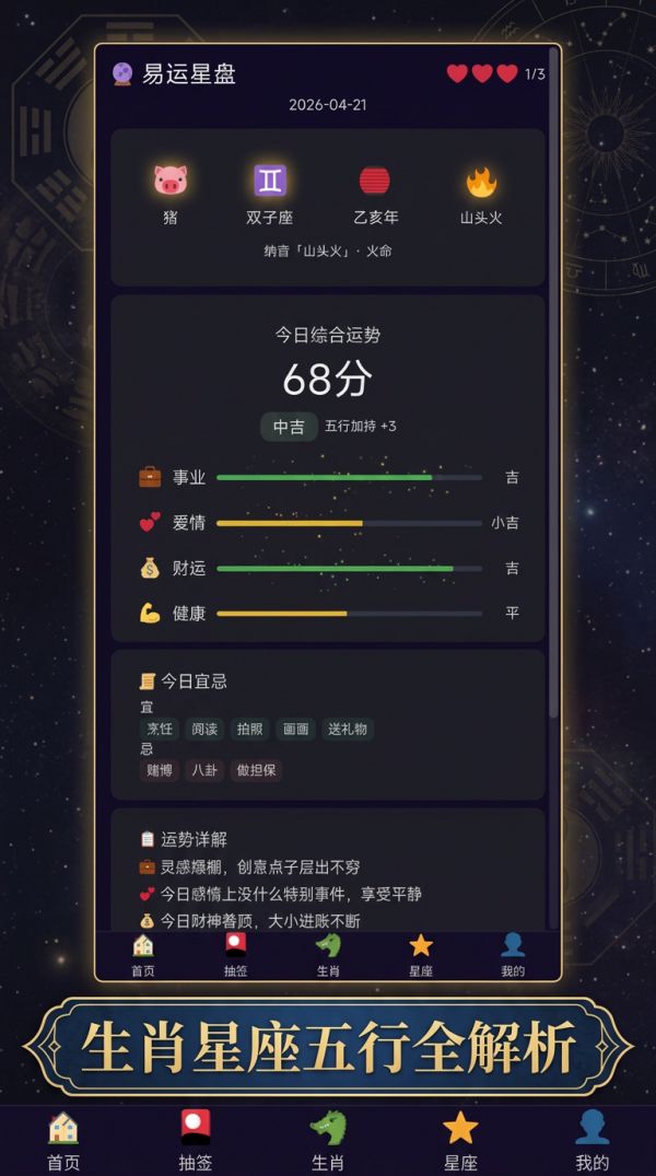 易运星盘好玩吗 易运星盘玩法简介