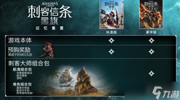 《刺客信条黑旗记忆重置》预购版本及预购奖励