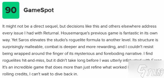 PS5最新独占大作《沙罗周期》M站开分89！96%媒体打出好评