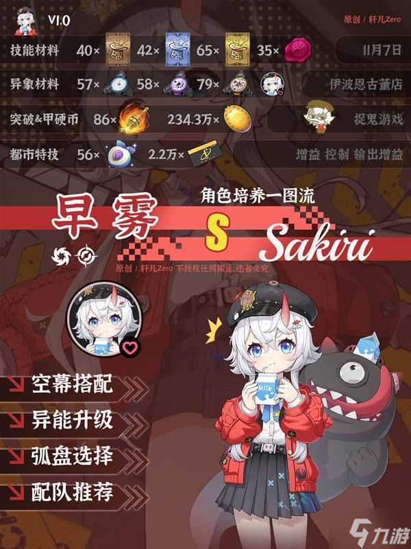 《异环》早雾全面培养攻略 早雾出装与队伍搭配推荐
