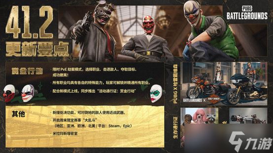 PUBG赏金行动PvE新模式上线：五职业协同劫案，限时开放至6月17日