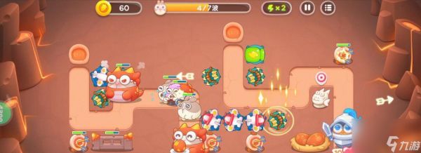 《保卫萝卜4》饿龙传说第14关满星攻略（击败饿龙）