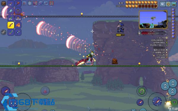 泰拉瑞亚巨兽鲨 vs 链式机枪 射手装备选择全解析