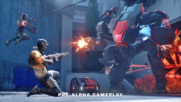 Empulse 是一款由 Splitgate 开发商打造的受 泰坦陨落2 启发的射击游戏。