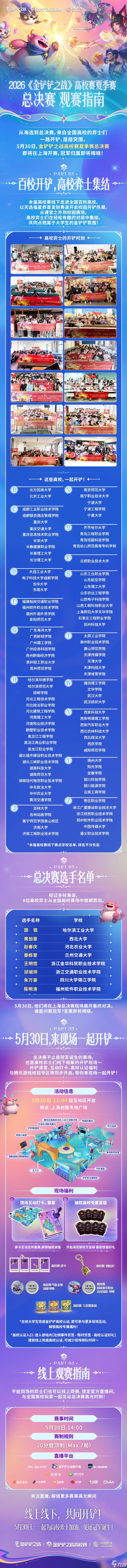 《金铲铲之战》高校赛夏季赛总决赛观赛指南来袭!还有铲铲教学一同献上!
