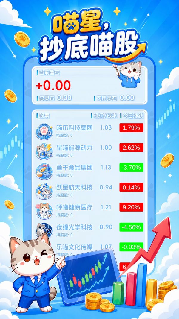 我在喵星炒股票好玩吗 我在喵星炒股票玩法简介