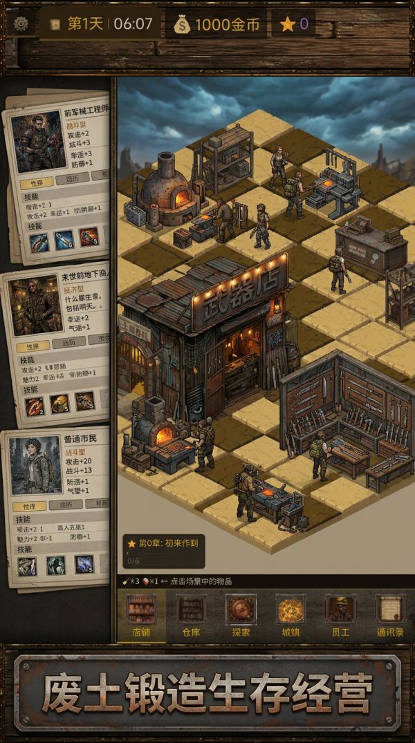 末世守夜人:从经营武器店开始好玩吗 末世守夜人:从经营武器店开始玩法简介
