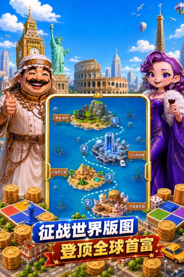 大富翁：全球首富什么时候出 公测上线时间预告