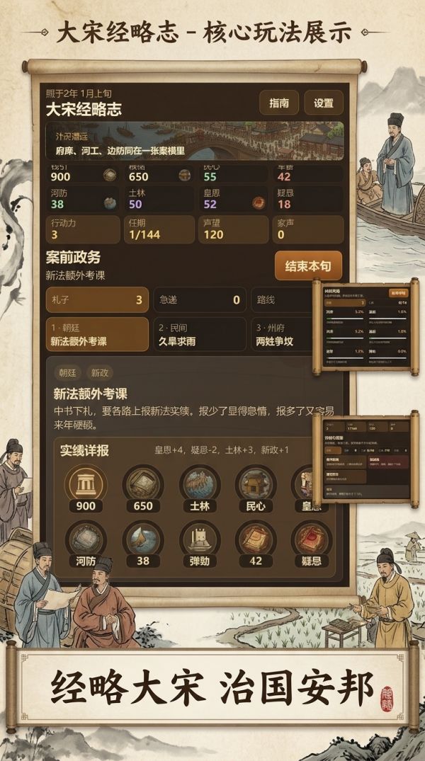大宋经略志好玩吗 大宋经略志玩法简介