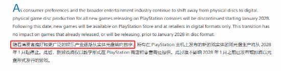 索尼取消PS实体盘原因曝光!竟是一切为了玩家