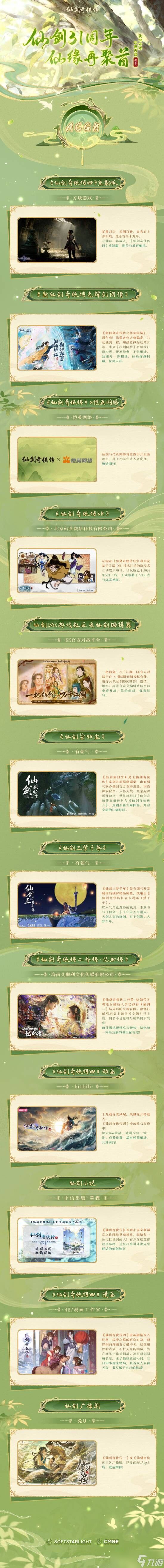 仙剑三十一周年大事记发布：回顾辉煌历程，擘画IP未来蓝图